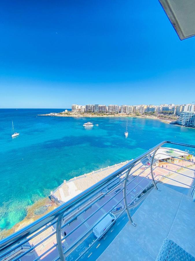 F2 - Lovely Two Bedrooms Flat Sea View, St Julians Saint Julian's Dış mekan fotoğraf